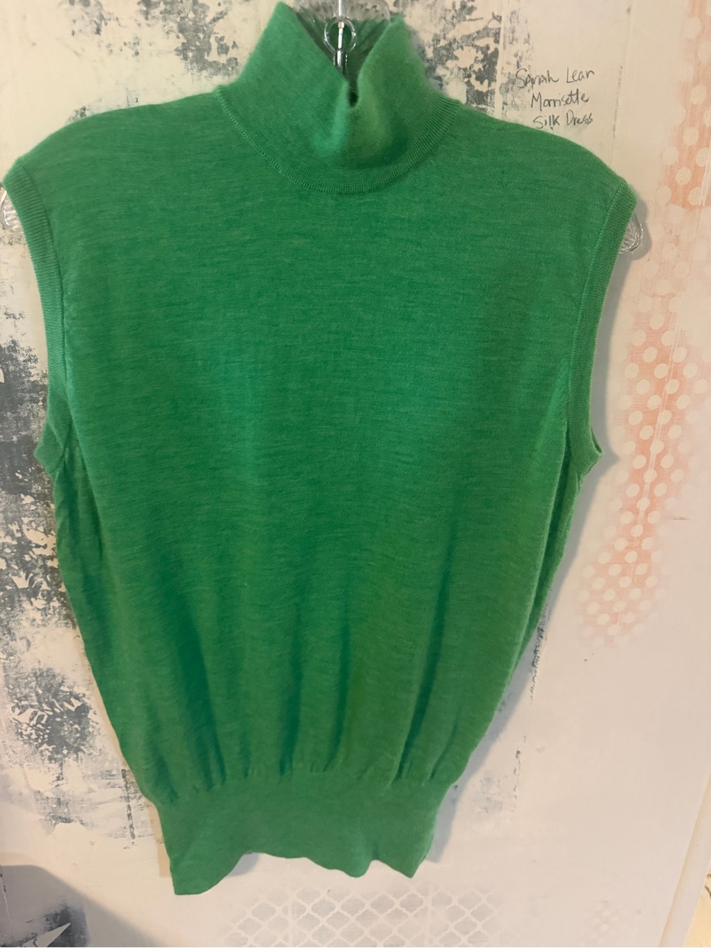 Lisa Yang bright green cashmere sweater